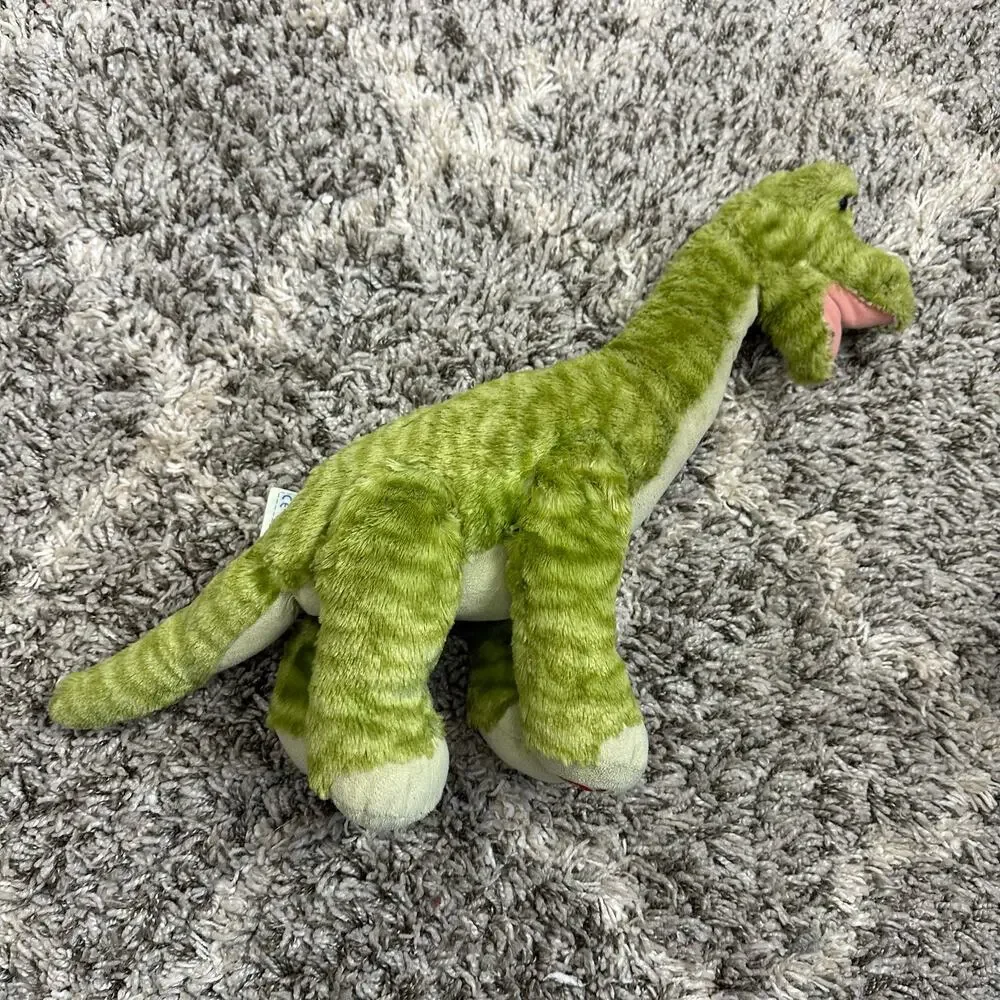 Build a Bear Green Brontosaurus Dinosaur Plush Floppy Stuffed Animal